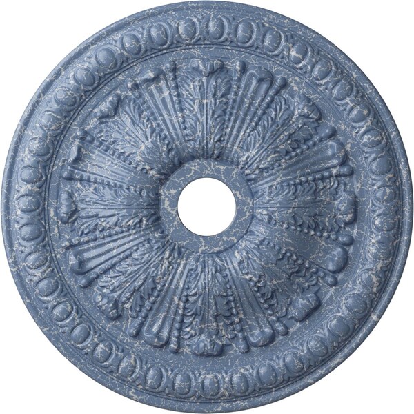 Ekena Millwork Tomango Egg & Dart Medallion (Canopies up to 6 3/4"), 27 7/8"OD x 3 7/8"ID x 2 1/2"P, Americana CM27TOAMC - main